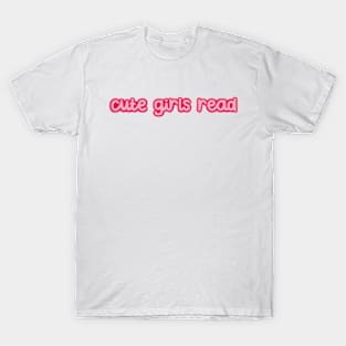 Cute Girls Read T-Shirt